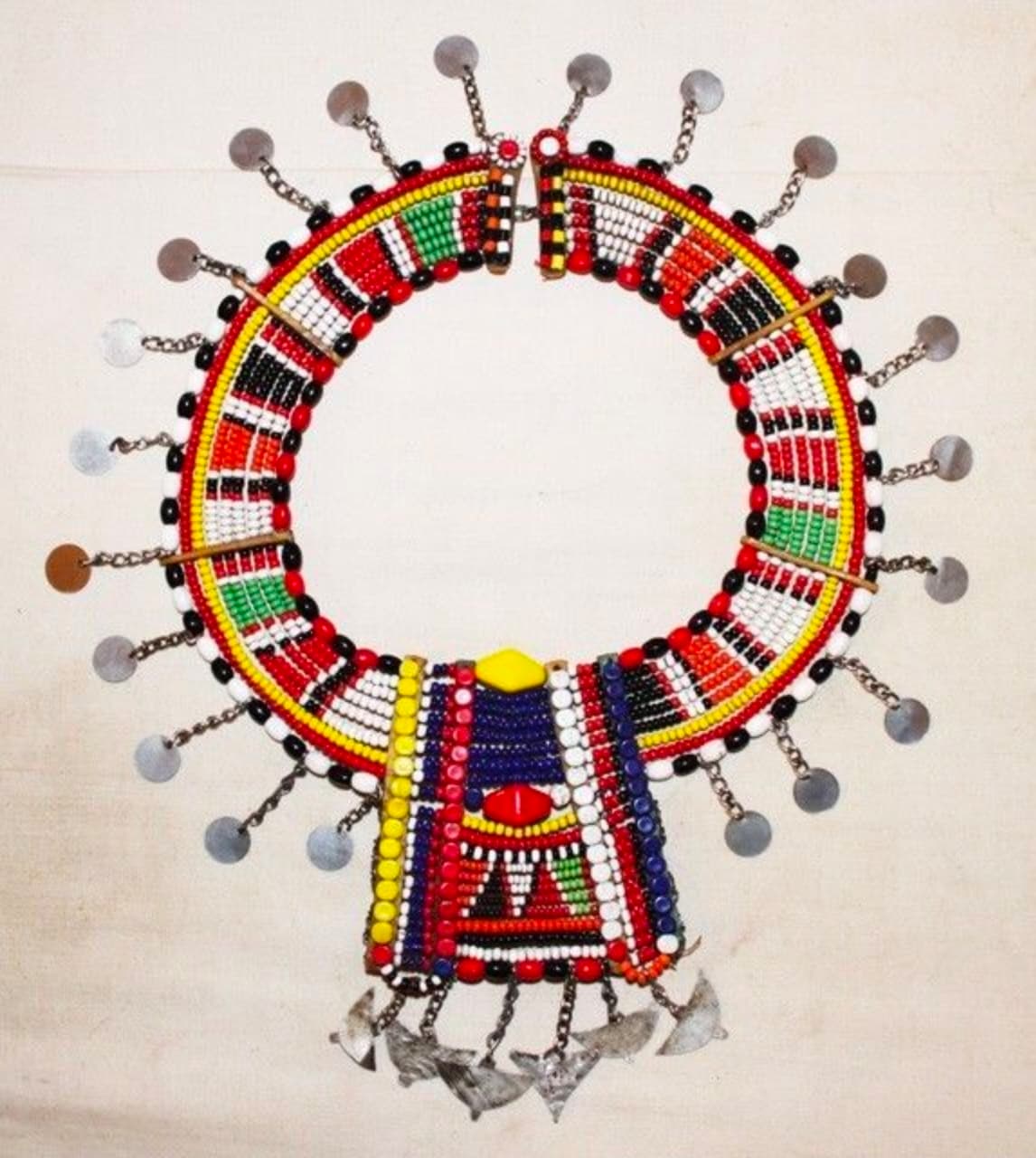 Maasai Kenyan Handmade Necklace - Image 5