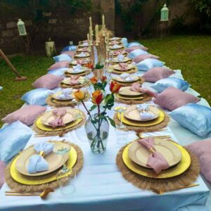 Sisal Beaded Table Mat