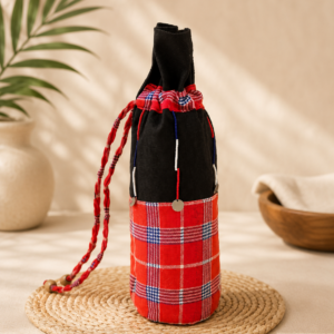 Handcrafted Maasai-Inspired Bottle & Wine Carrier