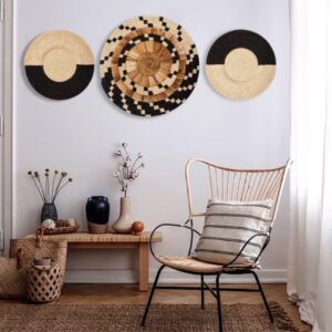 Handwoven African Wall Basket Collection