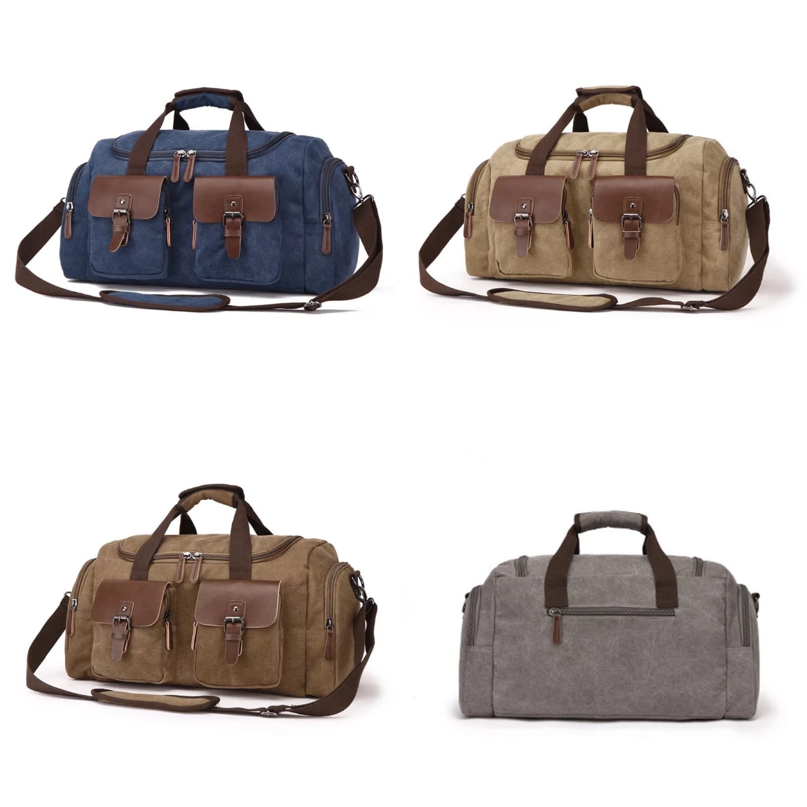 Canvas Travel Duffel Bag - Image 2