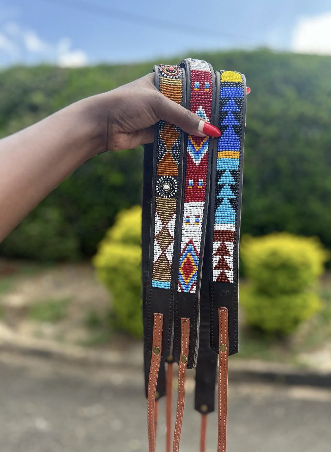 Handcrafted Maasai Beaded Camera Strap - Image 4
