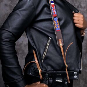 Handcrafted Maasai Beaded Camera Strap