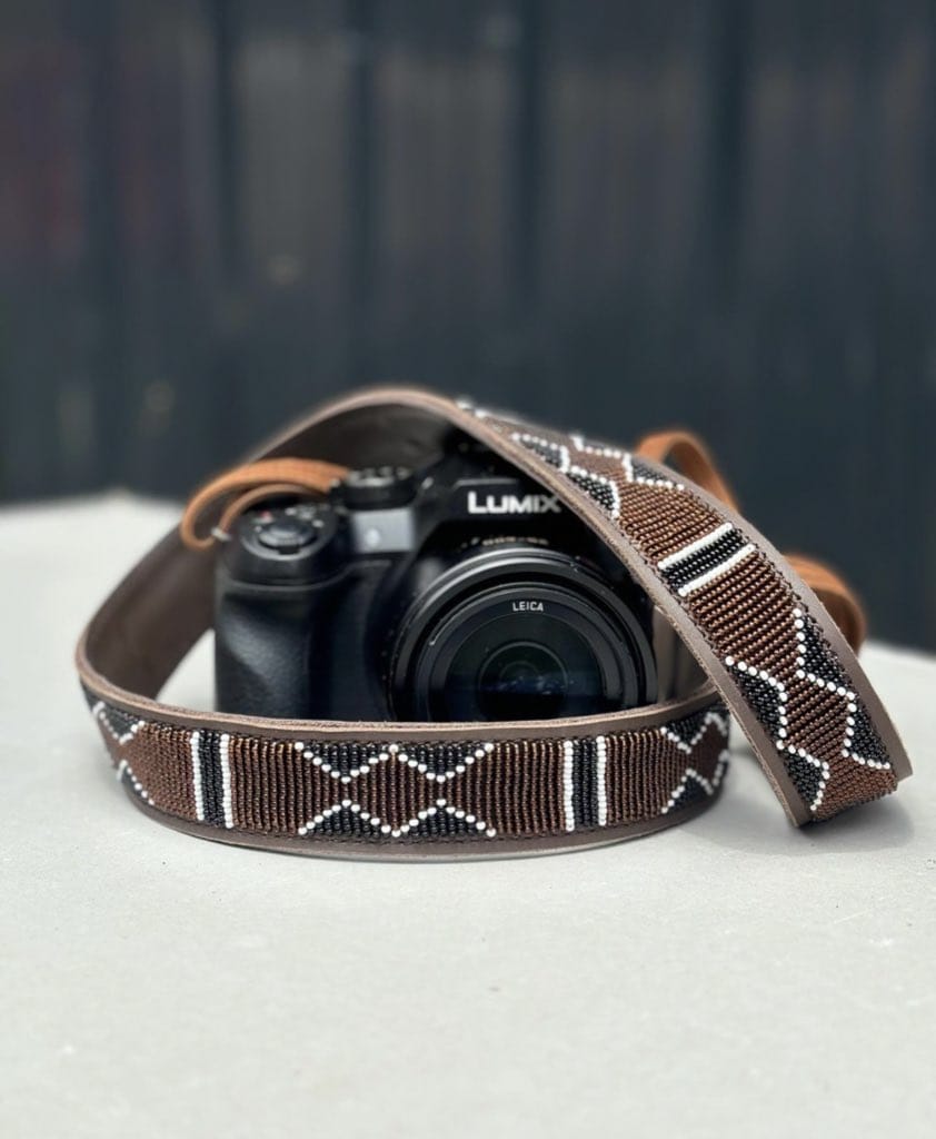 Handcrafted Maasai Beaded Camera Strap - Image 3