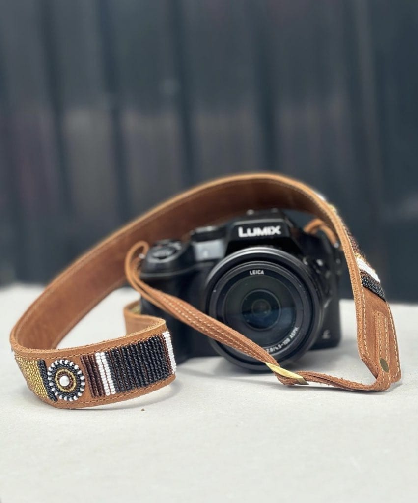 Handcrafted Maasai Beaded Camera Strap - Image 2