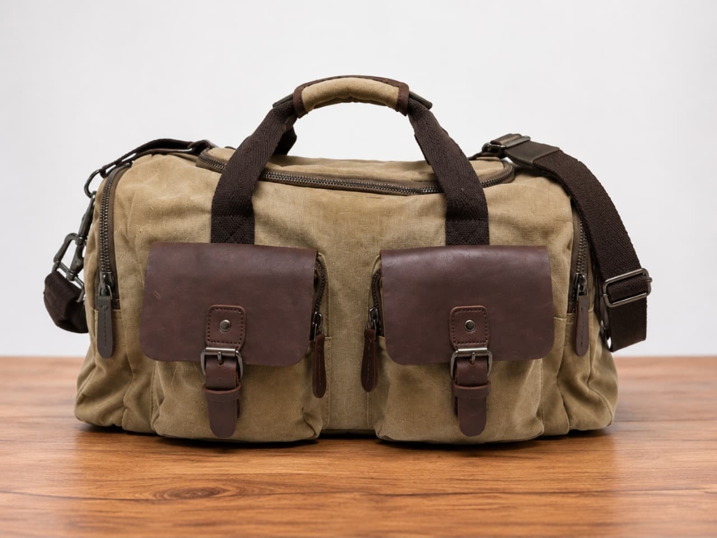 Canvas Travel Duffel Bag - Image 3