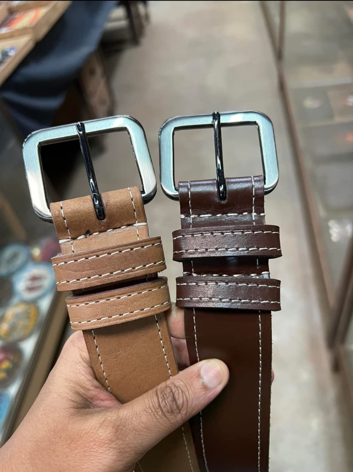 Premium Full Grain Leather Belt - Image 2
