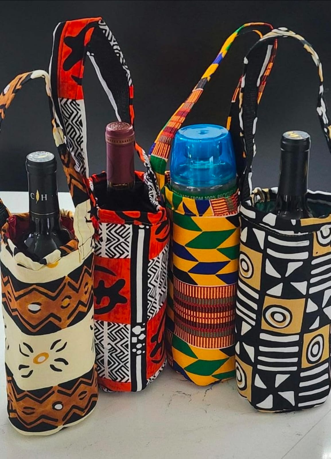 Handcrafted Maasai-Inspired Bottle & Wine Carrier - Image 4