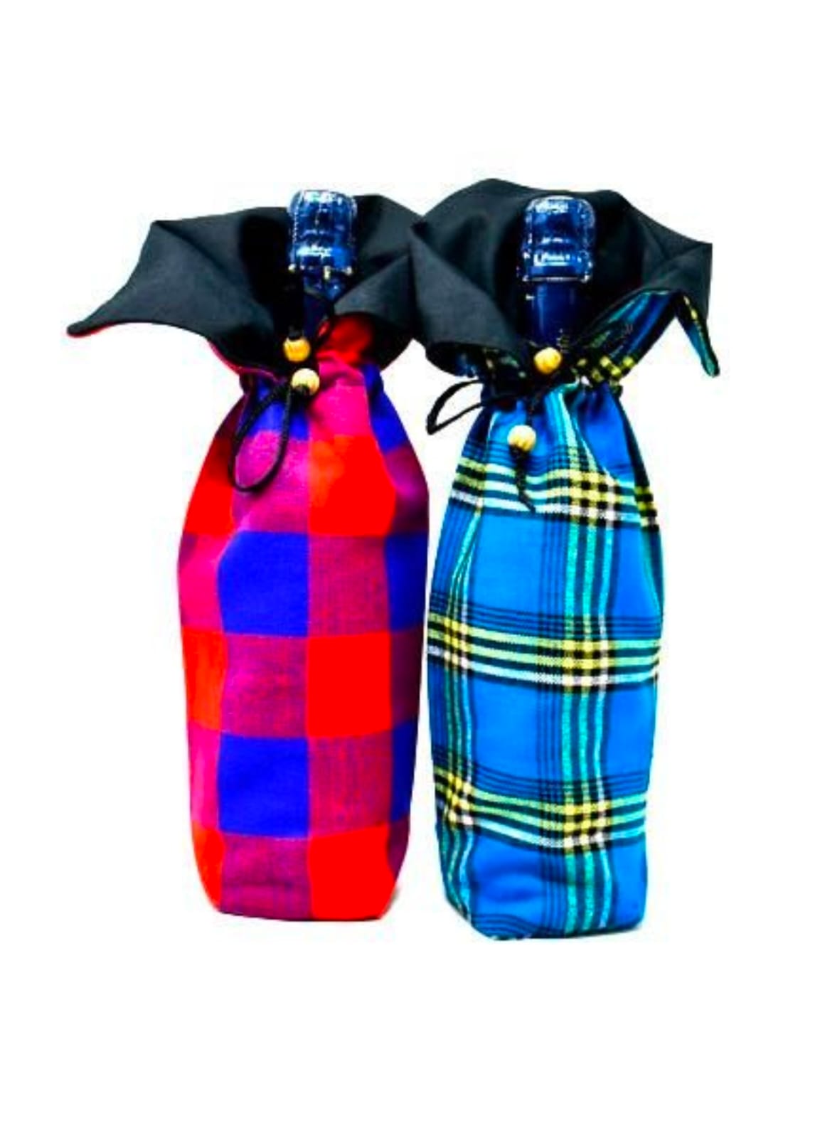 Handcrafted Maasai-Inspired Bottle & Wine Carrier - Image 3